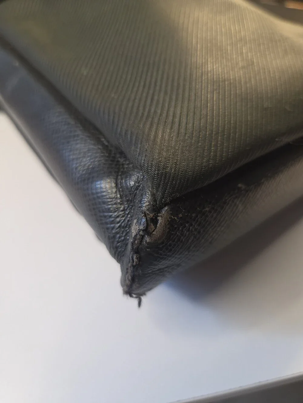 Louis Vuitton Messenger Bag From the 2003 CollectionBlack Taiga Leather